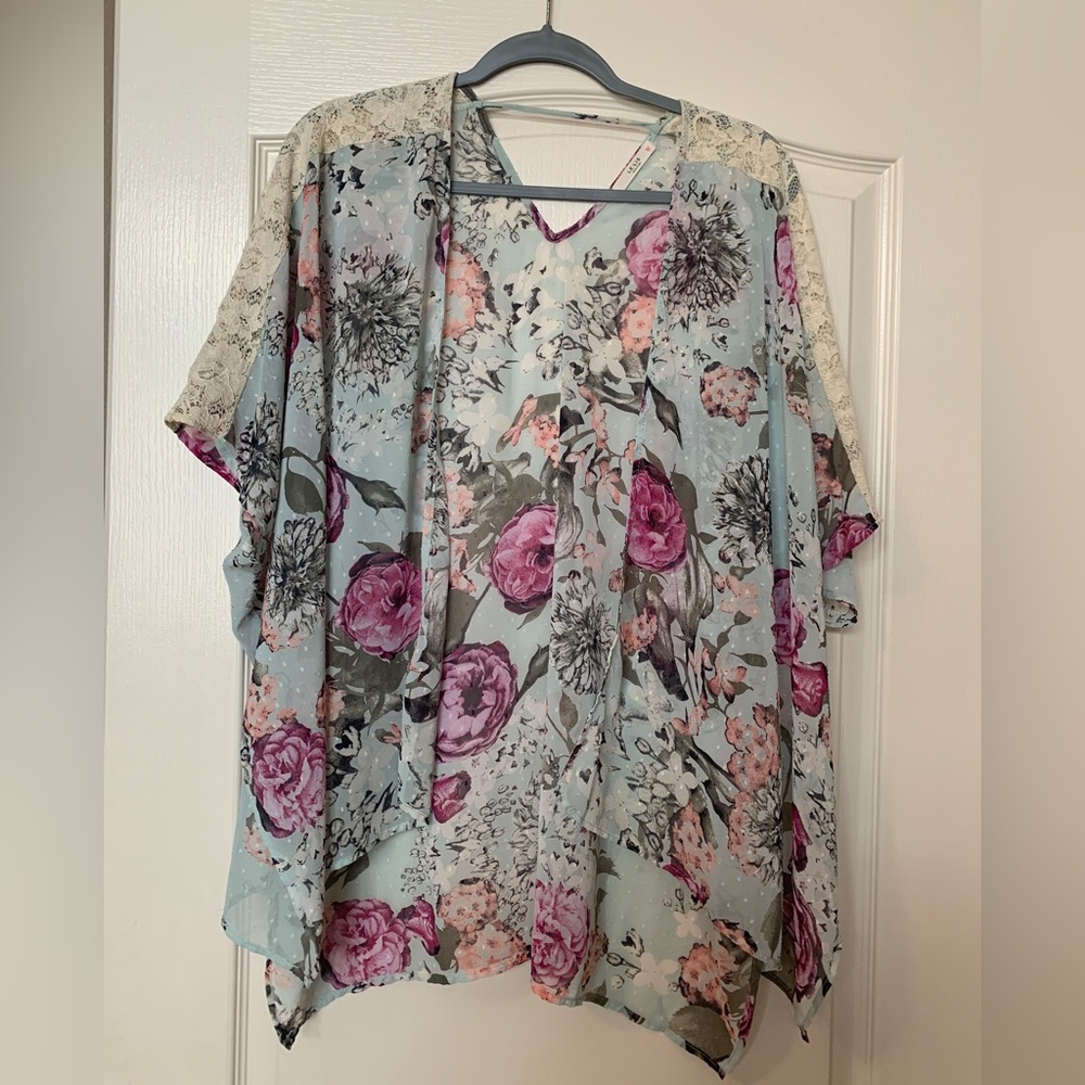 Le Lis Floral Cardigan/Cover